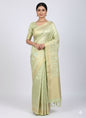 Dibal Tissue Silk Saree Pistachio Green Colour