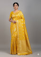 Dibal Tissue Silk Saree Yellow Colour